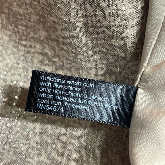 The Limited Brown and Gold Mini Pencil Skirt for Night Out, Shimmering, Size 10 - Picture 11 of 12